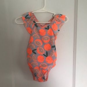 Lot of 4 toddler bathing suits.